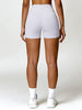 Twisted High Waist Active Shorts with Pockets - Envie Attire