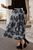 Embroidered High Waist Maxi Skirt - Envie Attire